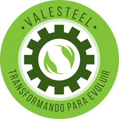 Logomarca da empresa Vale Steel - Ipatinga